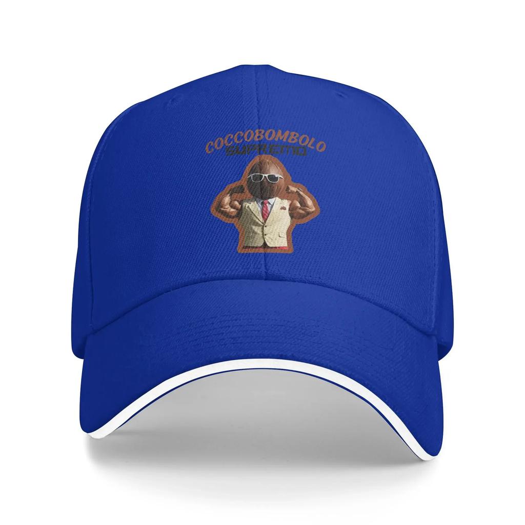Summer Coccobombolo Supremo Baseball Cap Italian Brainrot Outdoor Sports Sun Hip Hop Hats Women Unisex Hot Sale Snapback Cap