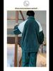 Men's Coral Fleece Zipper Pajama Set - Warm Plush Homewear for Autumn & Winter
