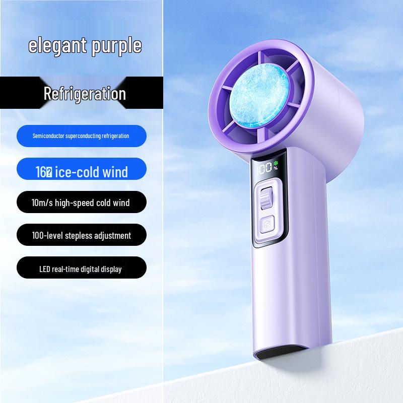 Portable USB Rechargeable Mini Turbine Cooling Fan for Outdoor Use