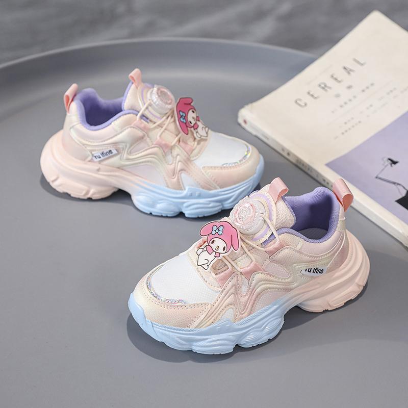 Internetové Celebrity dětské sportovní boty pro chlapce a dívky, střední a velké děti s měkkou podrážkou Dívčí boty pro táty