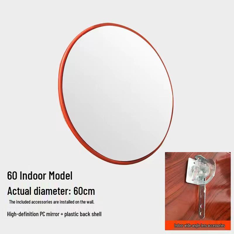 Miroir de circulation grand angle: Miroir Convexe Extérieur/Intérieur pour la Sécurité Routière et l'Antivol, Parfait pour les Coins de Garage