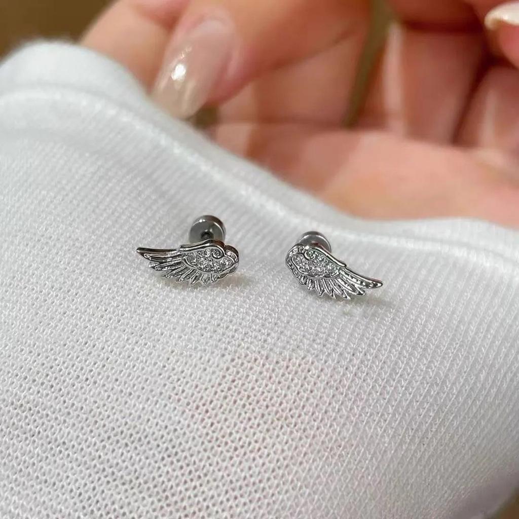 Wing Cartilage Earrings Symbolizing Freedom Dreams Safe Alloy Materials Comfortable Fit Any Event