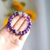 Lavender Amethyst Beaded Bracelet - Light Luxury High-End Women's Jewelry Accessory