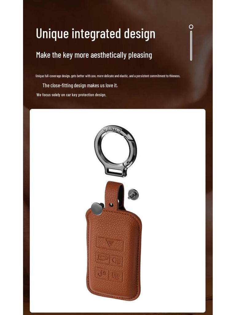 Jaguar Car Key Case for XEL, XFL, E-PACE, I-PACE, F-TYPE – Unisex Shell and Buckle