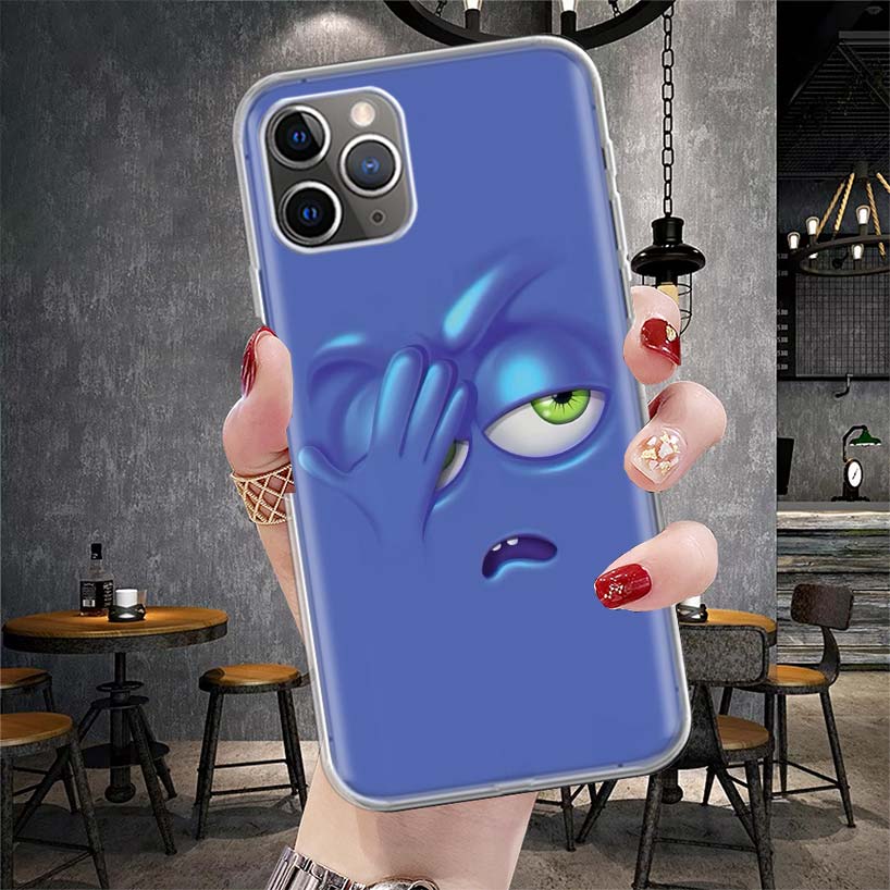 Funny Face Cute Soft Phone Case For IPhone 11 17 Air 16E 16 Pro Max 15 + 14 Plus 13 Mini 12 Apple 7 SE 8 Fundas Coque 11 17 Air
