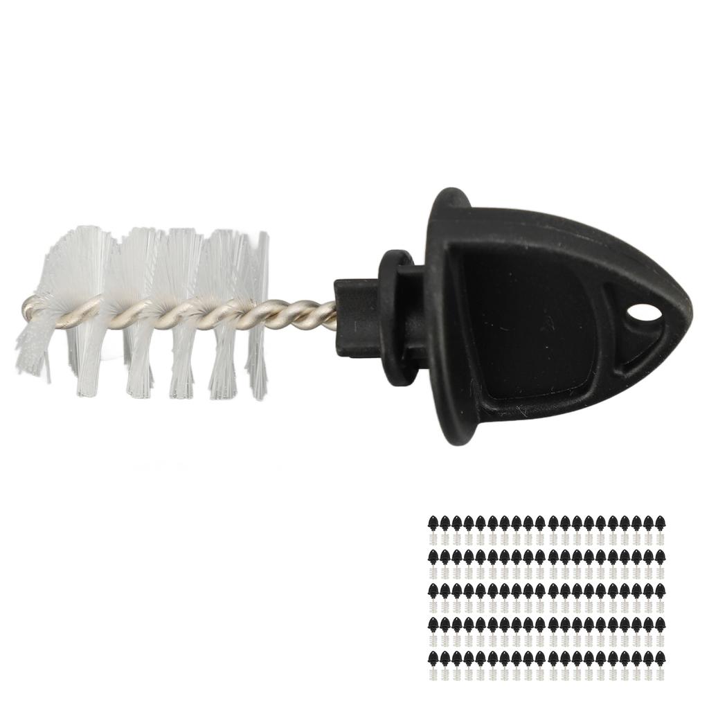 100 Stück Bierstopfen Tap Pinsel Staubdicht Multifunktionale Nylon Reinigungsbürste für Familienbar