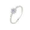 925 Sterling Silver Sunflower Ring - Women's Fashion, Light Luxury, Japanese Design