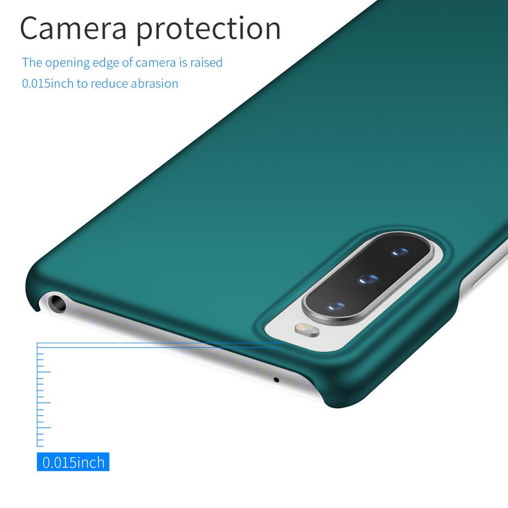 Pro Sony Xperia 10 V Pouzdro na telefon Tvrdé PC Jednobarevné Ochranný zadní kryt proti otiskům prstů