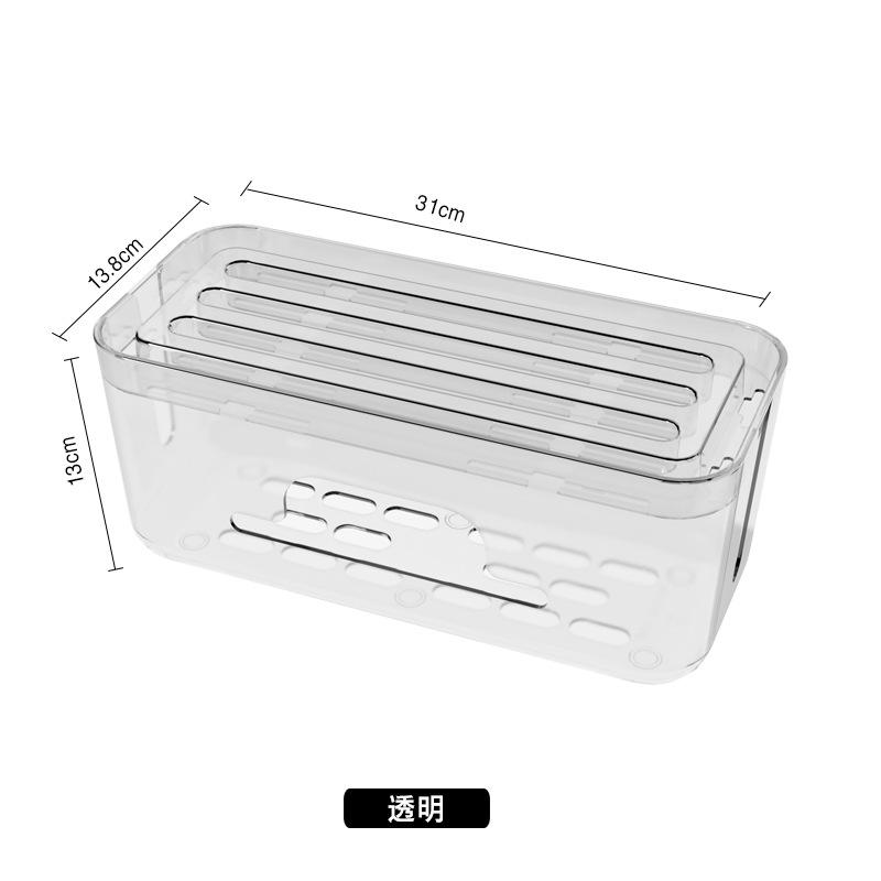 Desktop Data Cable Storage Box Socket Data Cable Storage Rack Wire Sorting Box Household Storage Boxes Bins Organization