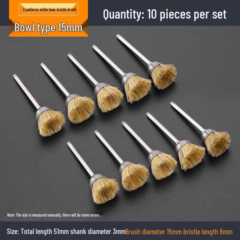 Electric Grinder Steel Wire Brush Polishing Head for Rust Removal and Walnut Polishing