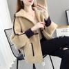 Women's Knitted Cardigan Coat and Faux Mink Cashmere