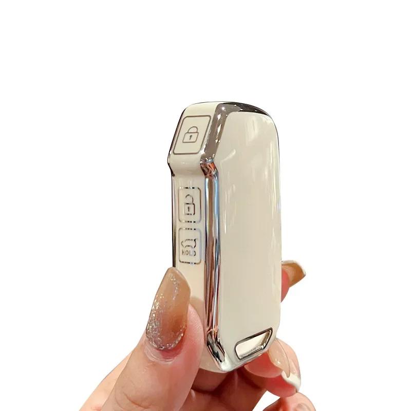 Custodia Guscio Portachiavi Auto in TPU per KIA Sportage R GT Stinger Sorento Ceed Cerato Forte Niro Soul Telluride Protezione Keyless