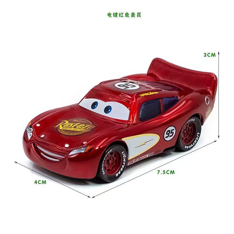 Cars Lightning McQueen Alloy Metal Mater Model Car 1:55 Diecast Jackson Storm Vehicle Collectible Ornament Model Toy Car Gift