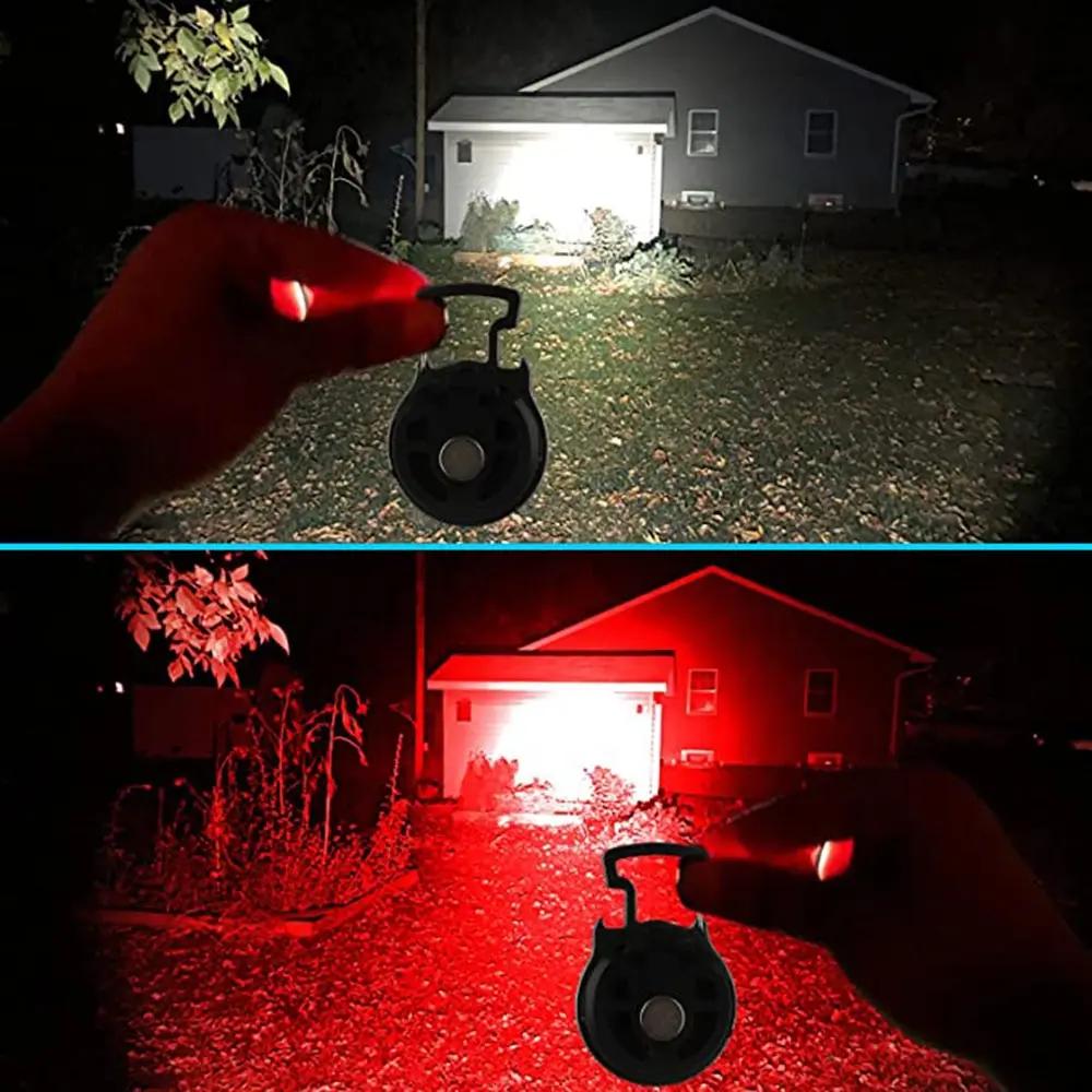 Portable COB Mini Keychain Light Rechargeable Outdoor Multi Functional Maintenance Work Light Emergency Lighting Flashlight