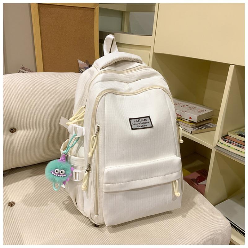 School Bag New High Value Fresh Sweet Candy Color Backpack Junior High School Students Lightweight Travel Backpack