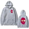 2024 New Casual Sports Double Sided Pattern Printed Hoodie Hip Hop Hoodie Men's Fashion Street Wear