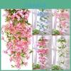 Beautiful Artificial Winter Jasmine Fake Hanging Silk Flowers Vine For Stunning Home Garden Decor