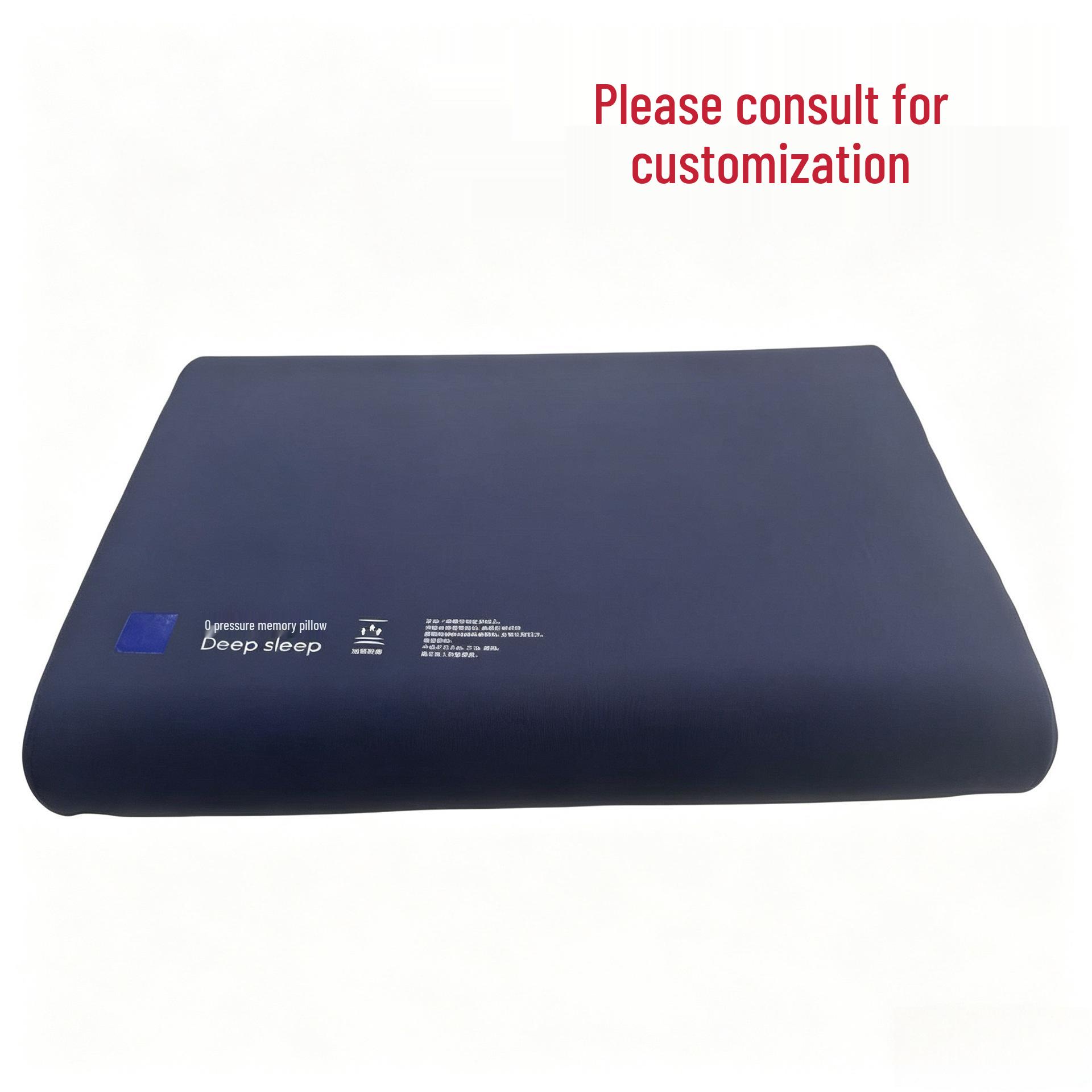Little Blue Memory Foam Deep Sleep Pillow for Adults and Students 60x42x8 cm
