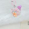 Cartoon Explosion Head Doll Keychain - New Wig Bag Charm & Phone Accessory
