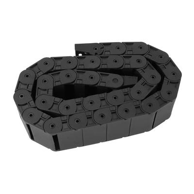 1 Metre R38 Siyah Naylon Kablo Sürükleme Zinciri Tel Taşıyıcı 3D Yazıcı CNC Makinesi için 18x50mm
