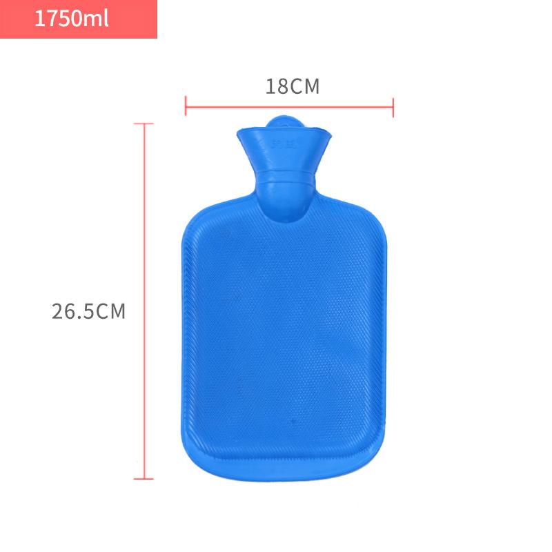 1500/1000ml Thick Hot Water Bottles Portable Rubber Winter Warm Hot Water Bag Hand Warmer Water Filled Silicone Hot Water Bag 1200ml