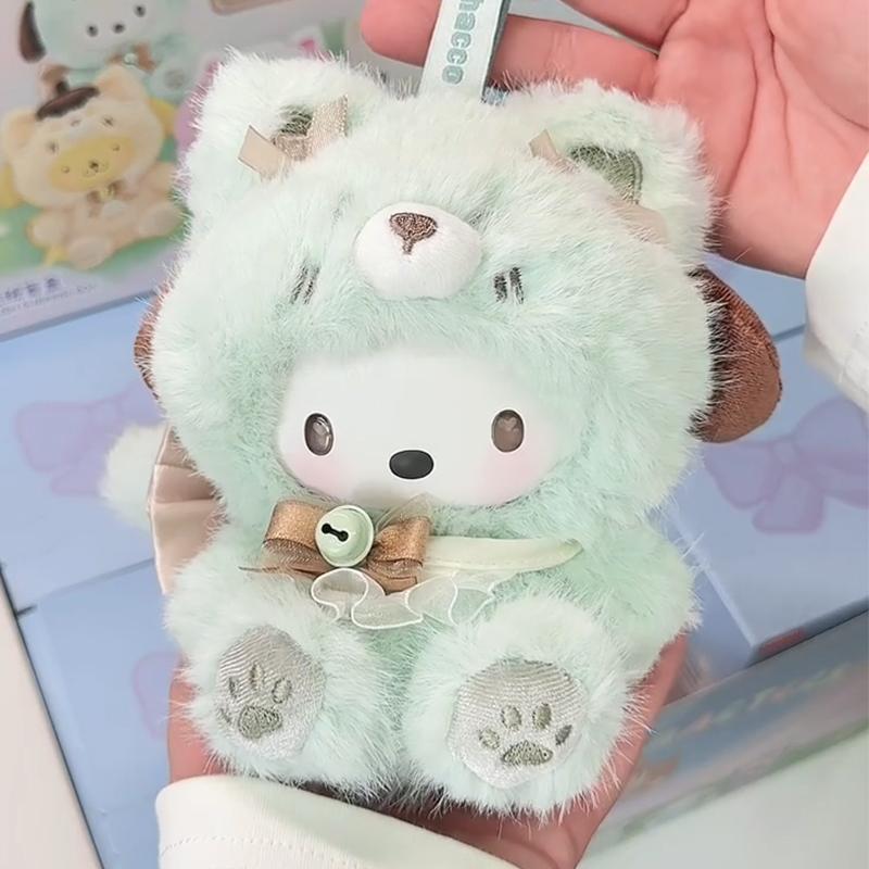San rio Doll Characters Fox Island Blind Box Cinnamoroll Vinly Plush Pendants Surprise Box My Melody Anime Doll Mystery Bag Toy