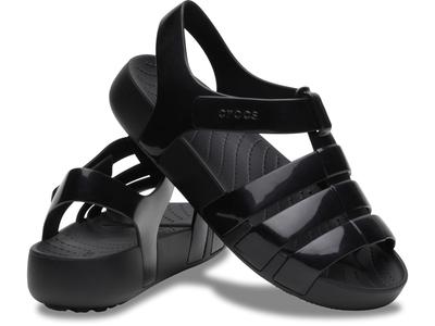 Sandals Kids Size Isabella Sandals Black [Crocs] [18-24cm] 19.5cm