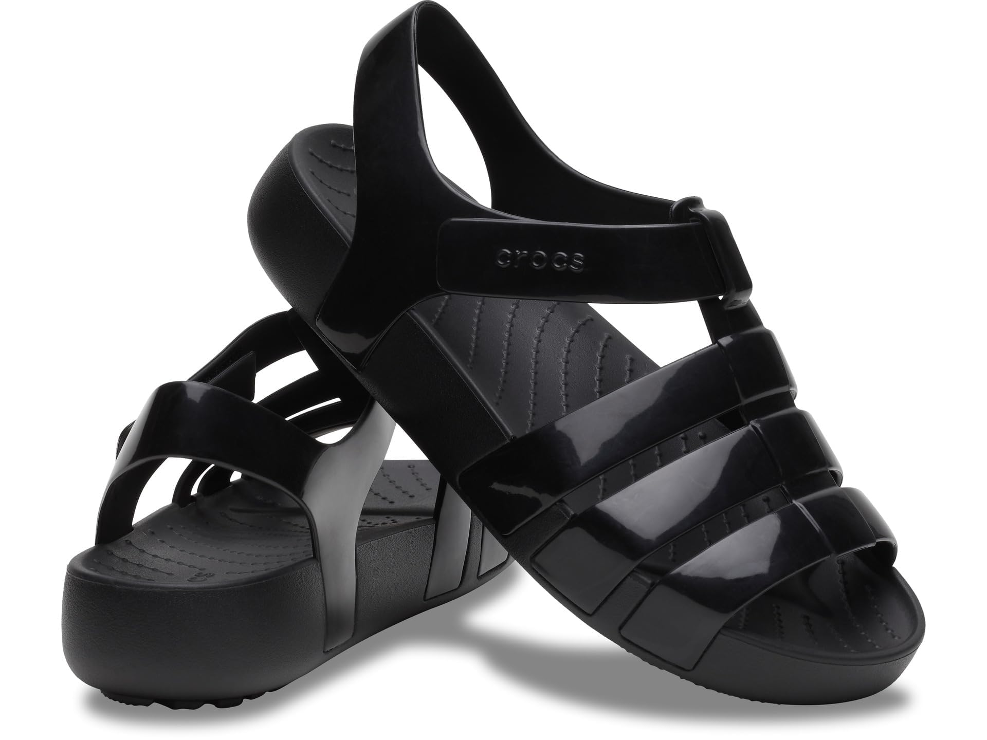 

Sandals Kids Size Isabella Sandals Black [Crocs] [18-24cm] 19.5cm чёрный