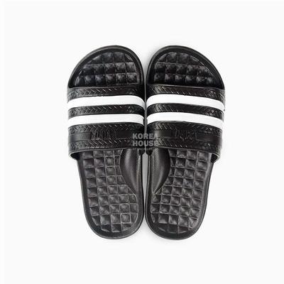 EVA Three-line Slippers (black)