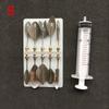 10 Pcs Pudding Nozzle +1 Syringe Tool 3D Jelly Flower Cake Jello Gelatin Art Tool Russia Nozzle DIY Cake Decorating Gadget