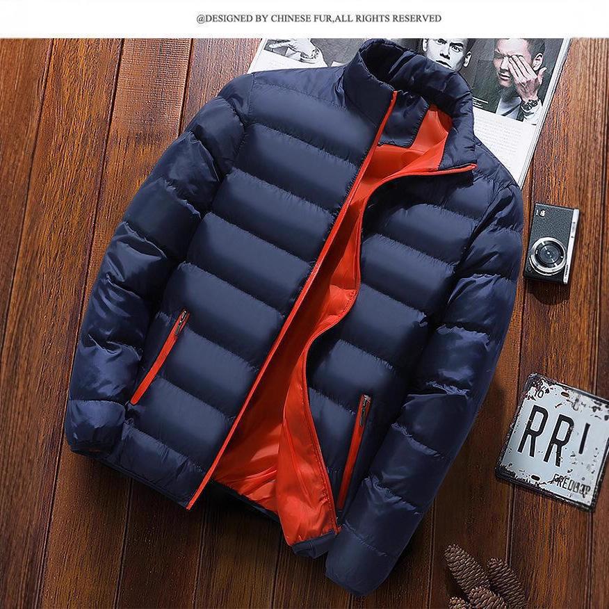 Men's Trendy Thickened Casual Cotton Jacket: Versatile, Warm Winter Coat