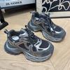 Tênis Chunky Feminino Moda Malha Respirável Leve Plataforma Sapatos Outdoor Versátil Casual Esportivo Tenis De Mulher