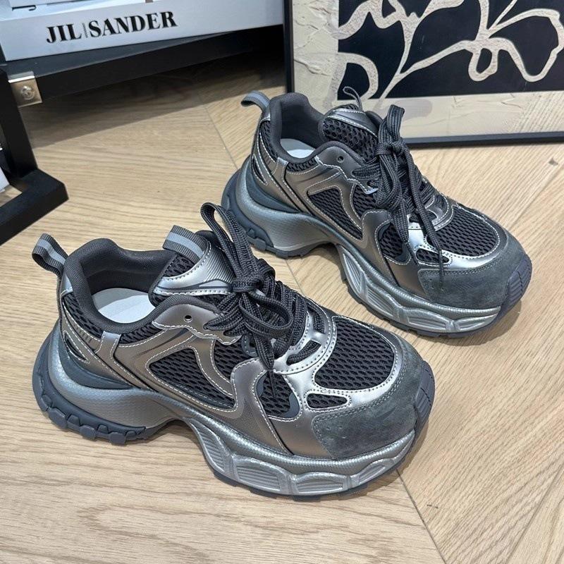 Tênis Chunky Feminino Moda Malha Respirável Leve Plataforma Sapatos Outdoor Versátil Casual Esportivo Tenis De Mulher