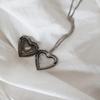 Surgical Steel Photo Locket Opening Heart Necklace