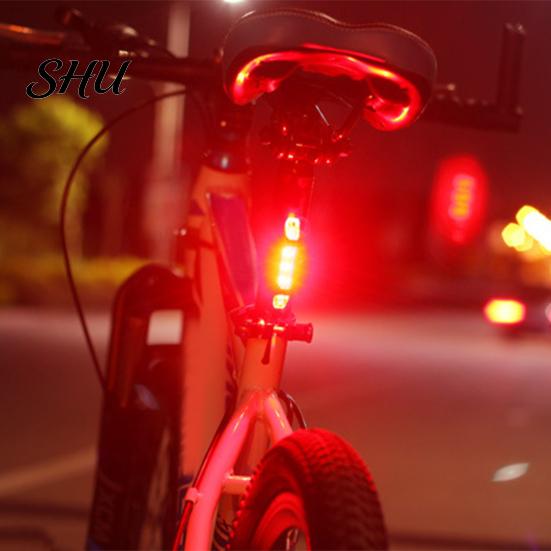 Bike Taillight Universal LED Tail Light Super Bright Waterproof USB Rechargeable Rear Simple Installation Bicycle Cycling Safety Flashlight