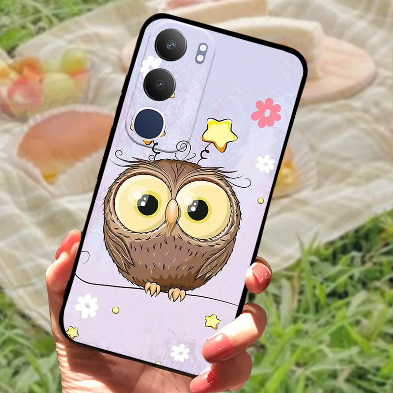 For Vivo Y19s Case V2419 New Fashion Color Painted Silicone Phone Cover For VIVO Y19S 4G Shockproof Protective Coque Bumper