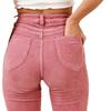 Autumn Fashion New Corduroy Flared Trousers Wide-leg Trousers Female Street Solid Colour Casual Trousers Women
