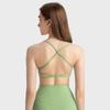 Export New Arrival Cut Out Cross Beauty Back Exercise Underwear Quick-Drying Thin Strap Running Fitness Top Sexy Yoga Bra
