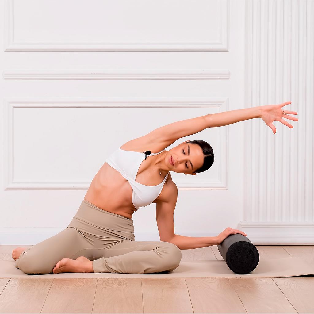 Massage-Rolle für Rehabilitationsübungen, 15x45cm EPP-Schaum Rebel