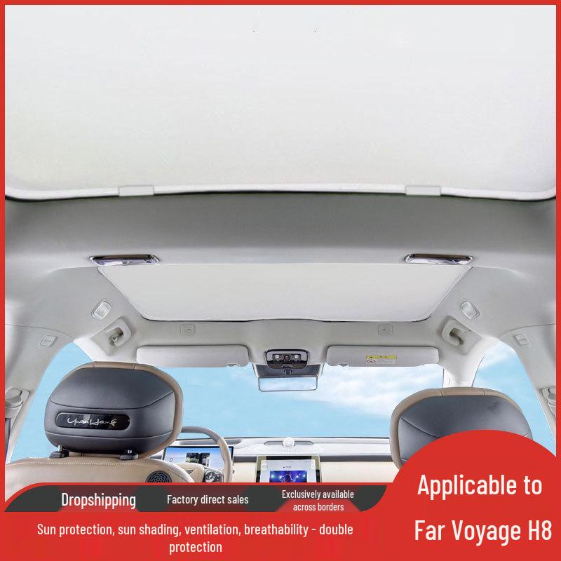 Far Voyage H8 Ice Crystal Sunshade: UV Protection and Heat Insulation for Cars