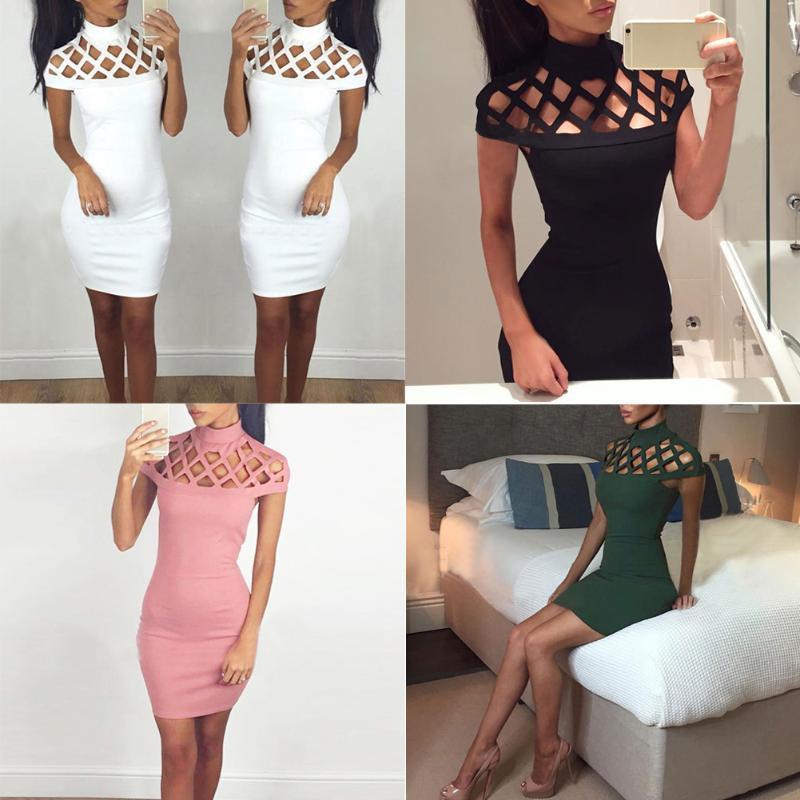 

Мода женщин бандаж Bodycon тонкий вечер партии коктейль мини-платье