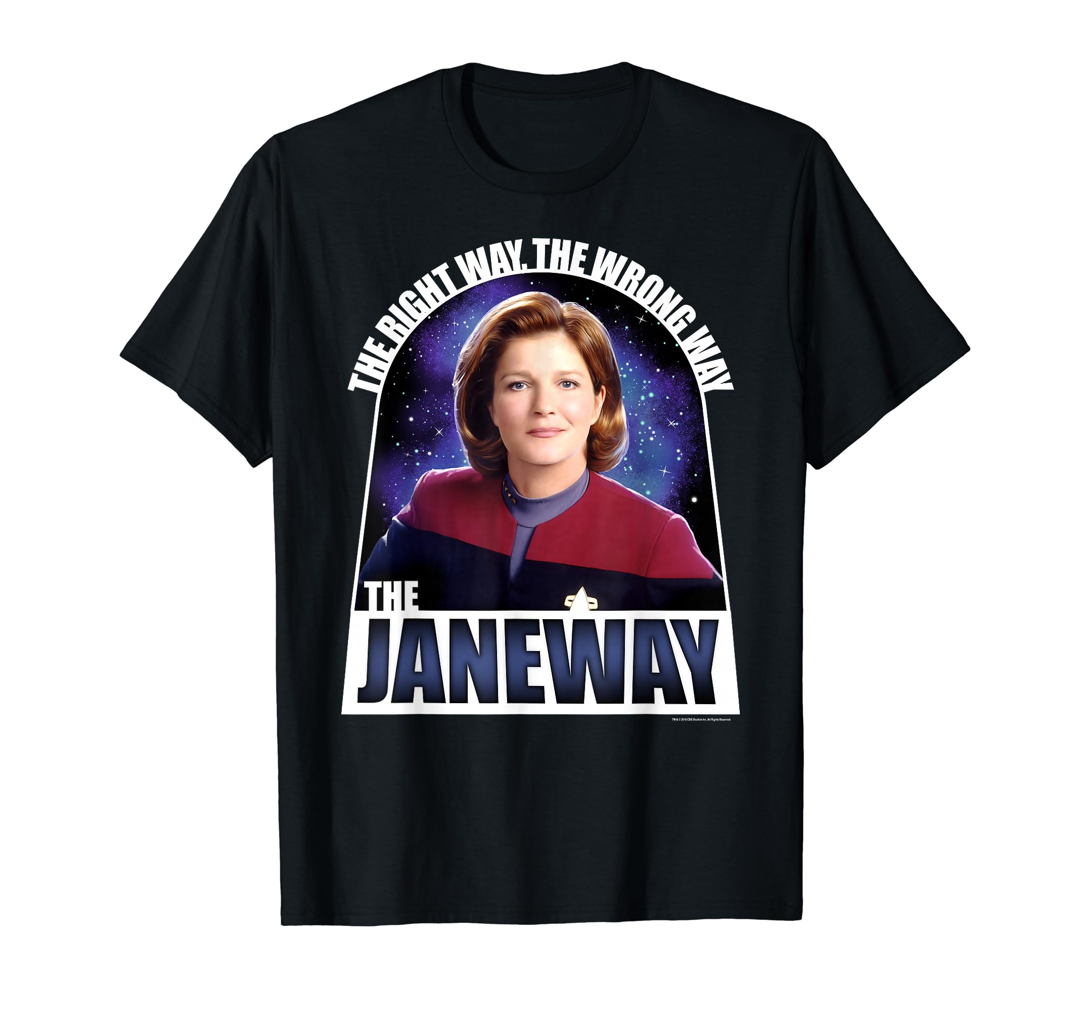 

Star Trek: Voyager The Right Way The Right Way The Mill Way The Janeway T-Shirt