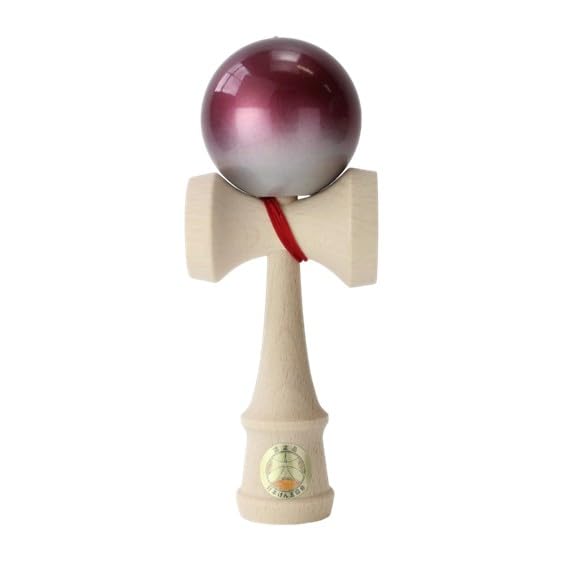 

Yamagata Kobo OOZORA Premium Kendama (Red & Silver) Certified by the Japan Kendama Association for Competition