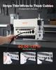 Electric Wire Stripper Machine, 1.5-40 Mm, 11 Channel Automatic Copper Cable Stripper, 370W Wire Stripper Tool with Manual Hand Crank Mode, Emergency