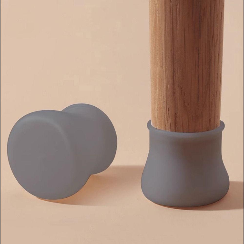 8Pcs Round Shape Chair Leg Cap Non-slip Chair Leg Floor Protector Furniture Leg Pad  Table Chair