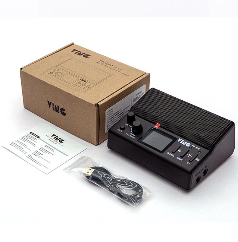 Ving FB100 Bluetooth Rechargeable Electric Guitar Amplifier with Multi-Effects, Portable for Outdoor Performances.