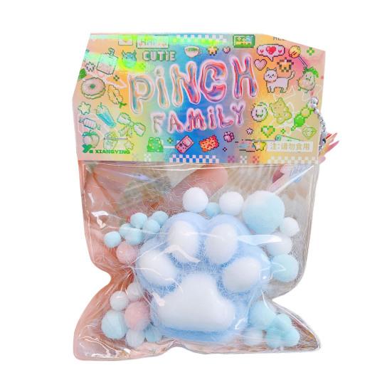 Waffel-Quetschspielzeug, langsame Rückfederung, Stressabbau, Hasen-Dessert, Katzenpfote, zerquetscht, sensorisches Zappelspielzeug, Kneifspielzeug, Geburtstagsgeschenk für Kinder und Erwachsene