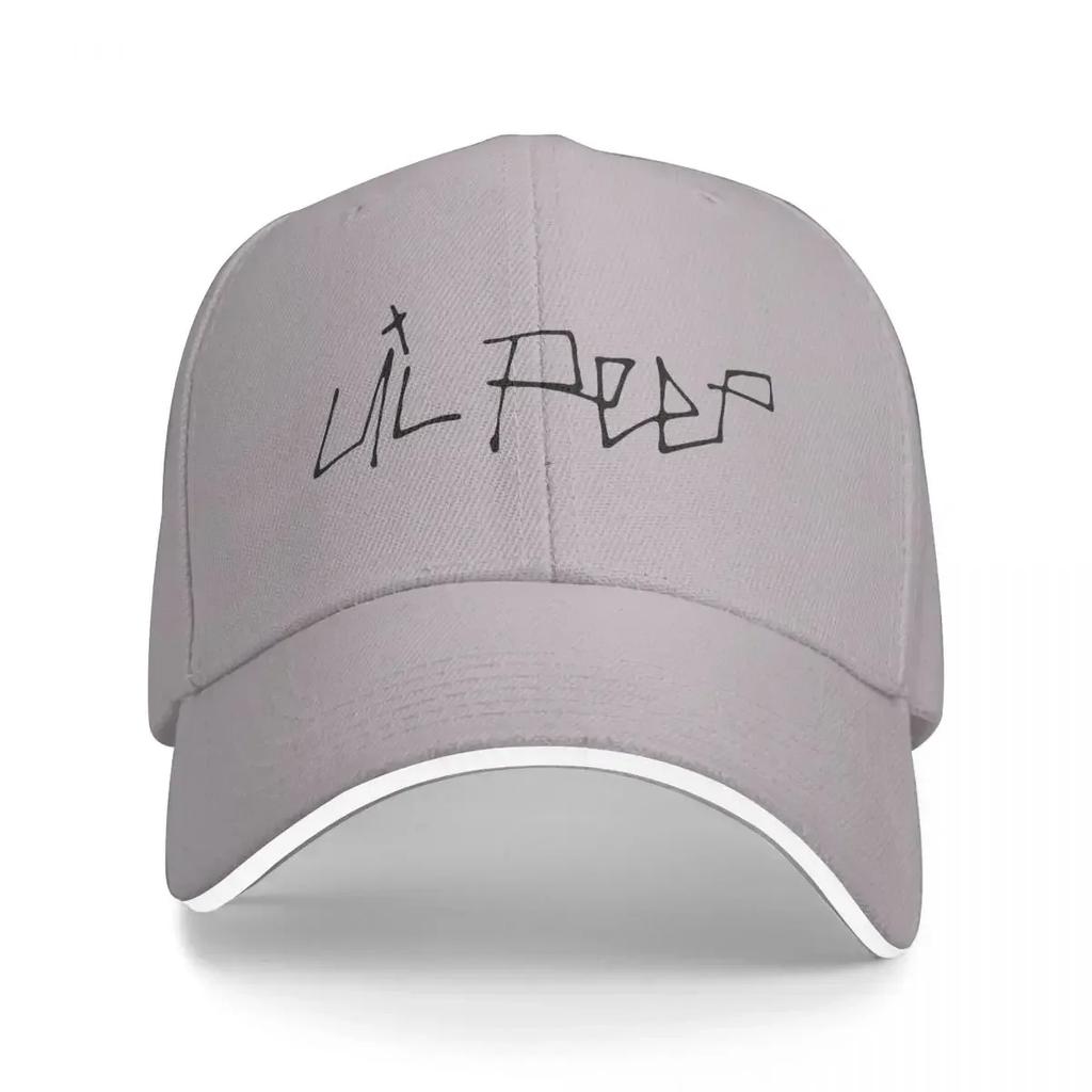 Unisex Lil-Peep-Logo Hat Outdoor Baseball Cap Snapback Caps Hats Trucker Worker Cap Breathable Trucker Cap Spring