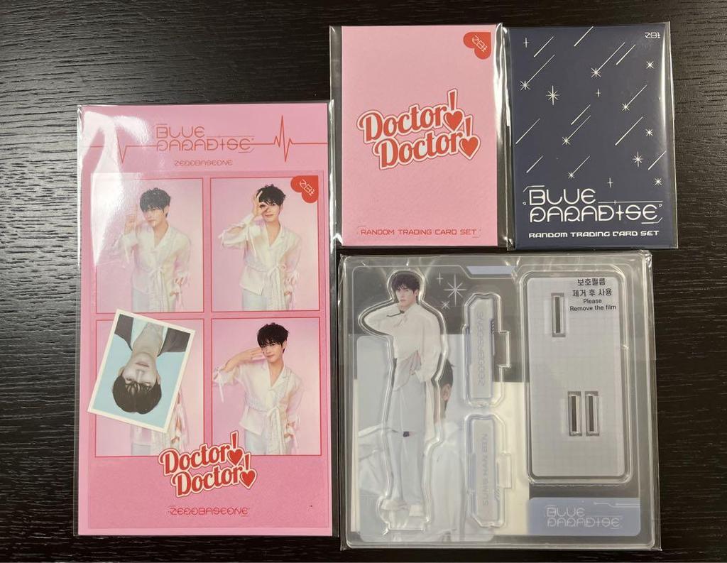 [USED] zb1 popup Korean Acrylic Stand ID Photo Random Trading Card Random Trading Hanbin