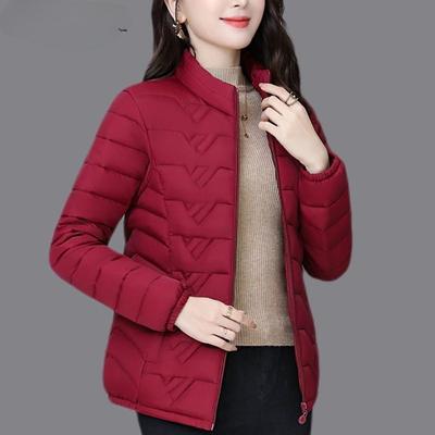 Winter Warmer Baumwollmantel für Damen Mode Übergröße Lässig Oberbekleidung Jacke für Mütter mittleren Alters